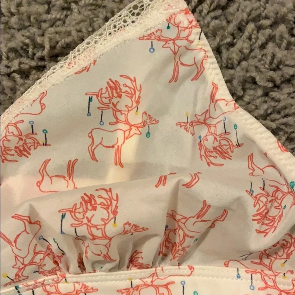 Aerie Reindeer Print Bralette